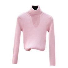 Load image into Gallery viewer, Autumn Winter Women Knitted Turtleneck Sweater Soft Casual Jumper Fashion Slim Femme Elasticity Sweater Top Newest