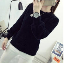 Load image into Gallery viewer, Women Candy Colors Sweaters Fashion Autumn Winter Warm Mohair
